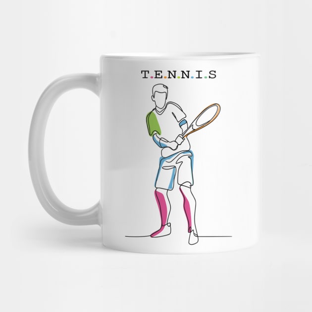 Tennis Sport by Fashioned by You, Created by Me A.zed